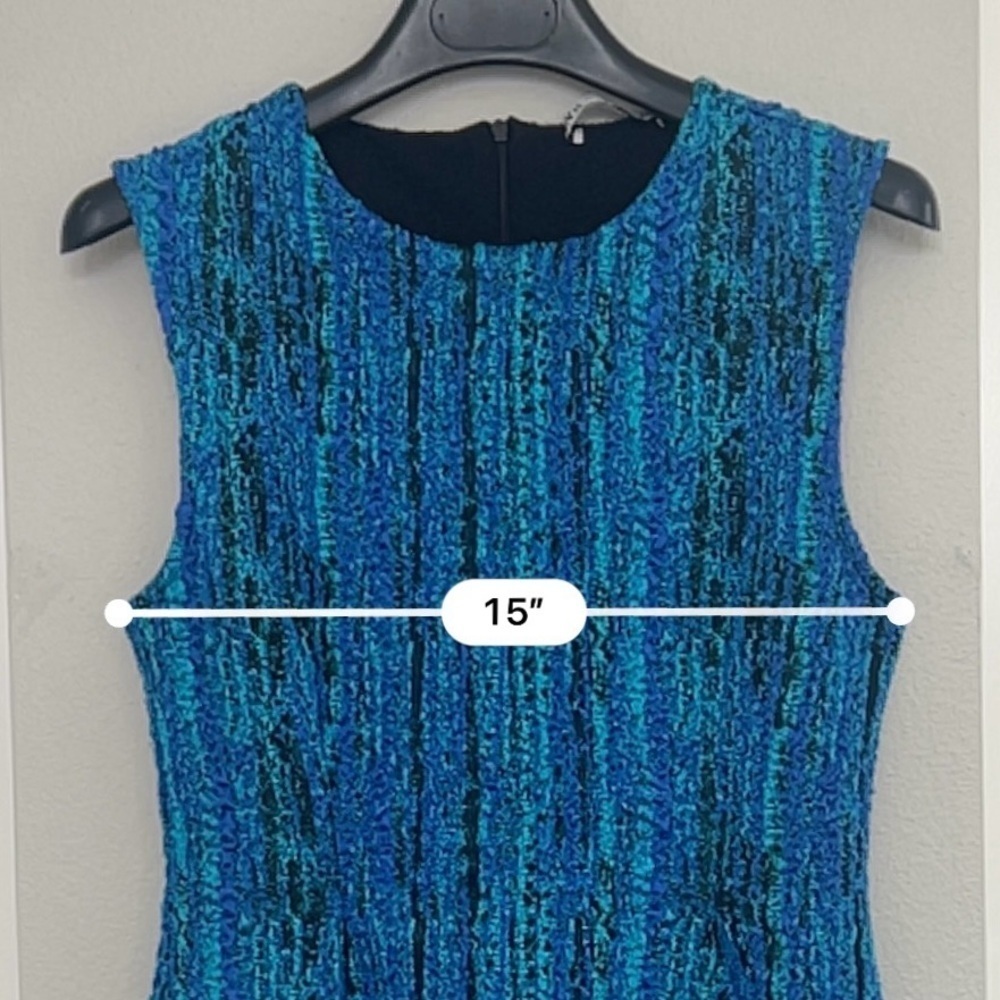 Zara 60s Mod Mermaidcore Seersucker Mini Dress – Sabrina Carpenter Coquette - Picture 13 of 14